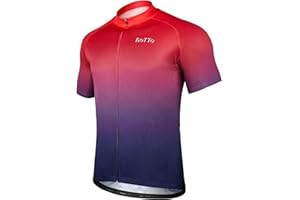 ROTTO Cycling Jersey Mens Bike Shirt Short Sleeve Gradient Color Series