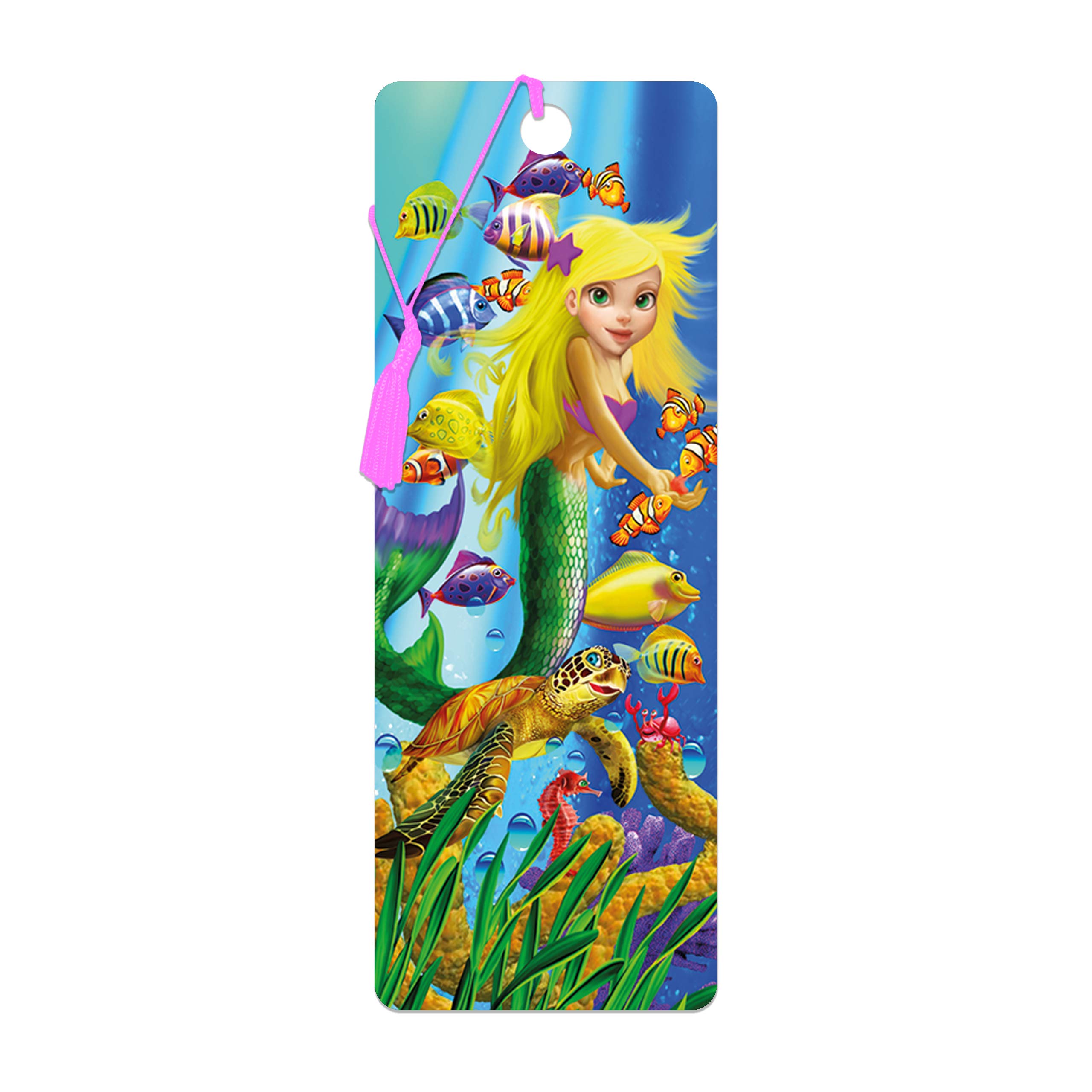 3D LiveLife Bookmark - Mermaid Magic from Deluxebase. A Mermaid Bookmark with lenticular 3D Artwork Licensed from Renowned Artist Michael Searle