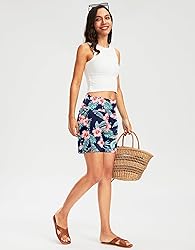 G Gradual Women's 7" Long Swim Board Shorts High
