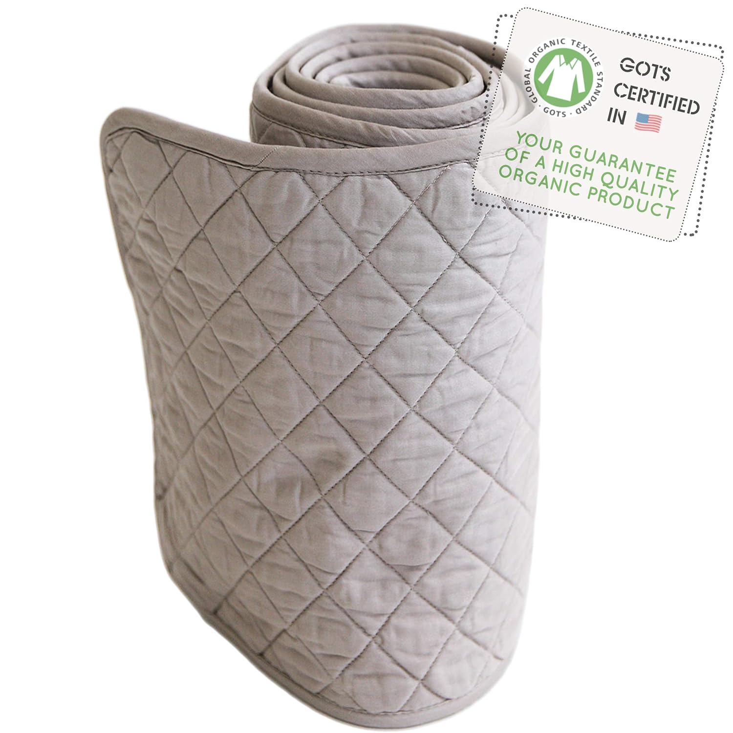 organic crib bumper pad