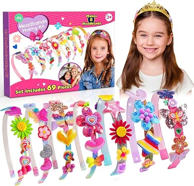 HappyKidsClub Hair Accessories Craft Kit Unicorn Girls 5-12