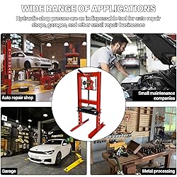 6 Ton Shop Press, H-Frame Garage Floor Adjustable