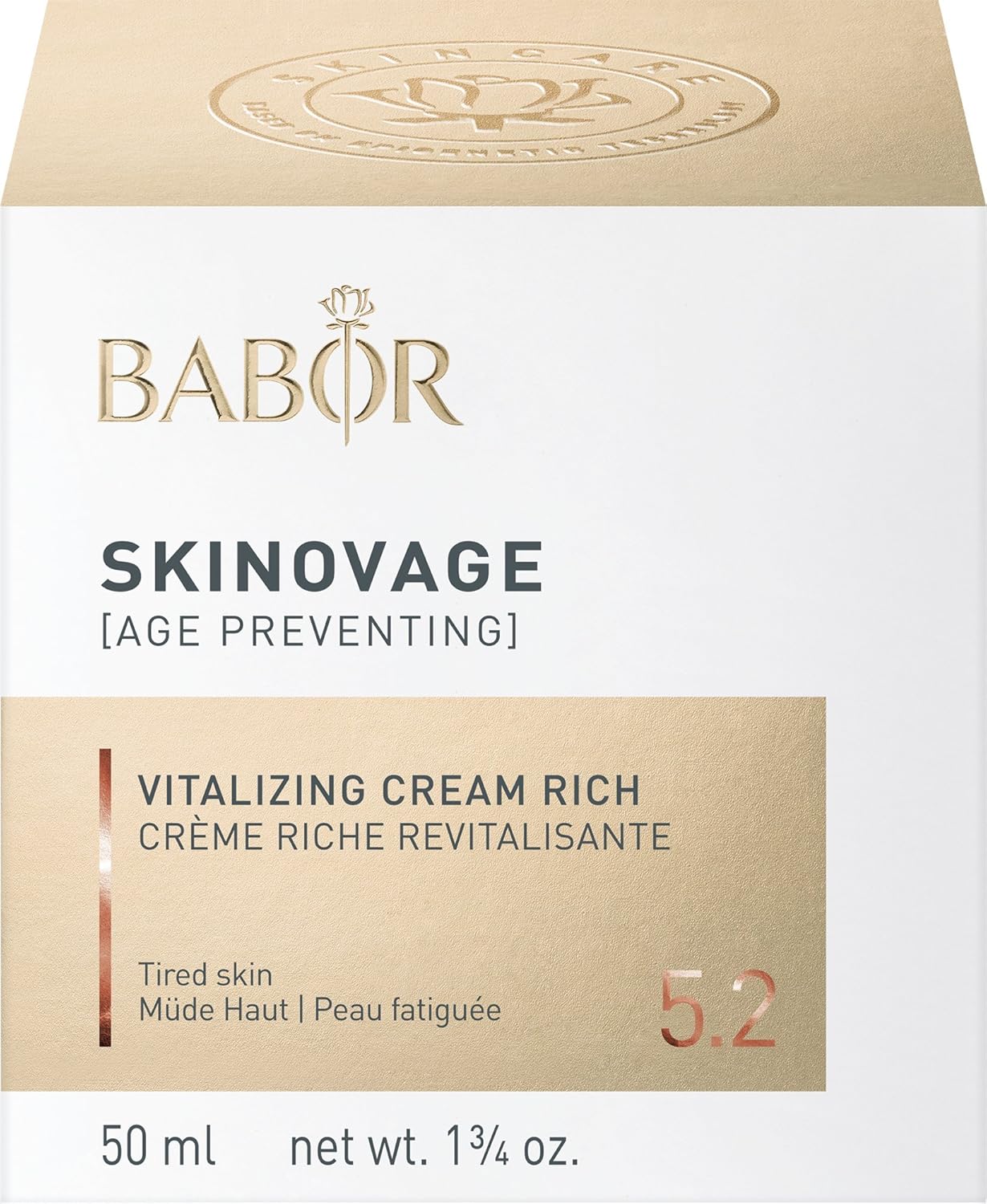 BABOR SKINOVAGE Vitalising Cream Rich, Face Cream for Tired and Stressed Skin Revitalising Moisturiser, 1 x 50 ml - Image 3