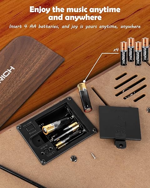 STRICH 37 KEYS KIDS PIANO KEYBOARD, MINI DIGITAL PIANO FOR KIDS, VOLUME ADJUSTABLE, MUSIC BOOK, WOOD PIANO FOR 3+ GIRLS AND BOYS, WALNUT COLOR, SEK-37