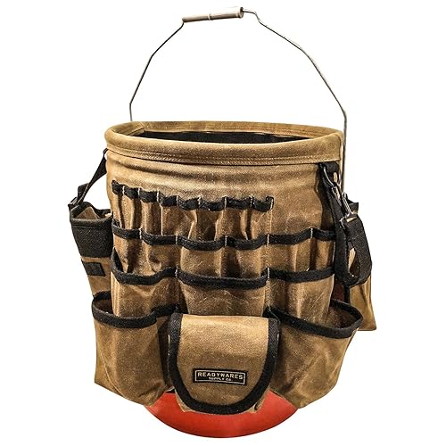 Readywares Waxed Canvas Tool Bucket Organizer Jesse Stirling readywares-waxed-canvas-tool-bucket-organizer-jesse-stirling