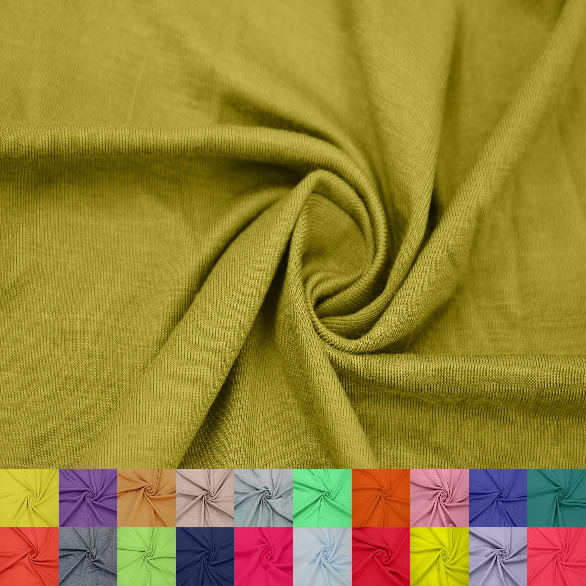 60" Wide Rayon Spandex Jersey Knit Fabric by The