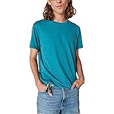 Lucky Brand Womens Venice Burnout Crew Neck Tee