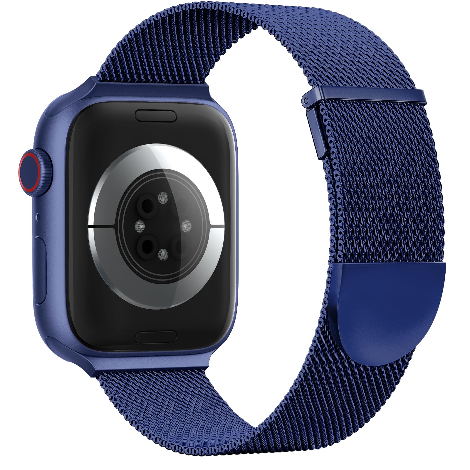 Higgs Strap Compatible with Apple Watch Straps 42mm 46mm 45mm 44mm 41mm 40mm 38mm 49mm for Women Men, Dual Magnetic Adjustable Metal Band for iWatch Series 11 10 9 8 7 6 5 4 SE Ultra 3 2 1