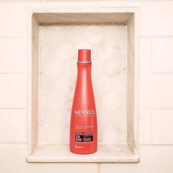 NEXXUS SHAMPOO AMINO BOND FOR ALL TYPES OF DAMAGED HAIR WITH AMINO ACIDS & KERATIN PROTEIN 13.5 OZ