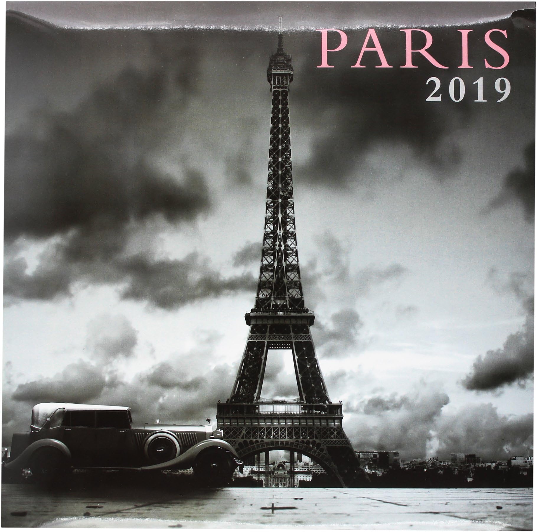 Grupo Erik editores cp19005 – Calendar 2019 Paris, 30 x 30 cm, Black/White