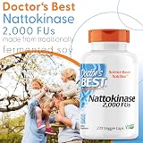 Doctor's Best Nattokinase 2000 FU 270 Vegan Capsules Lab Tested Gluten Free view 2