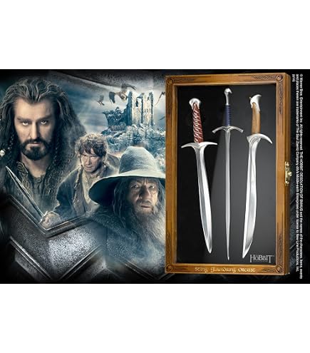 Set De 3 Ouvre-lettres Le Hobbit - Glamdring, Sting Et Orcrist, Noble Collection, Neuf