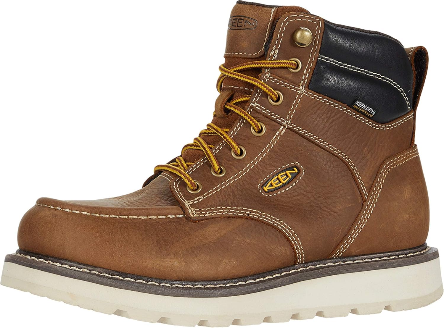 keen wedge sole work boots