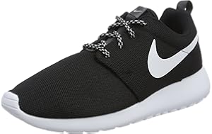 black and white roshes womens