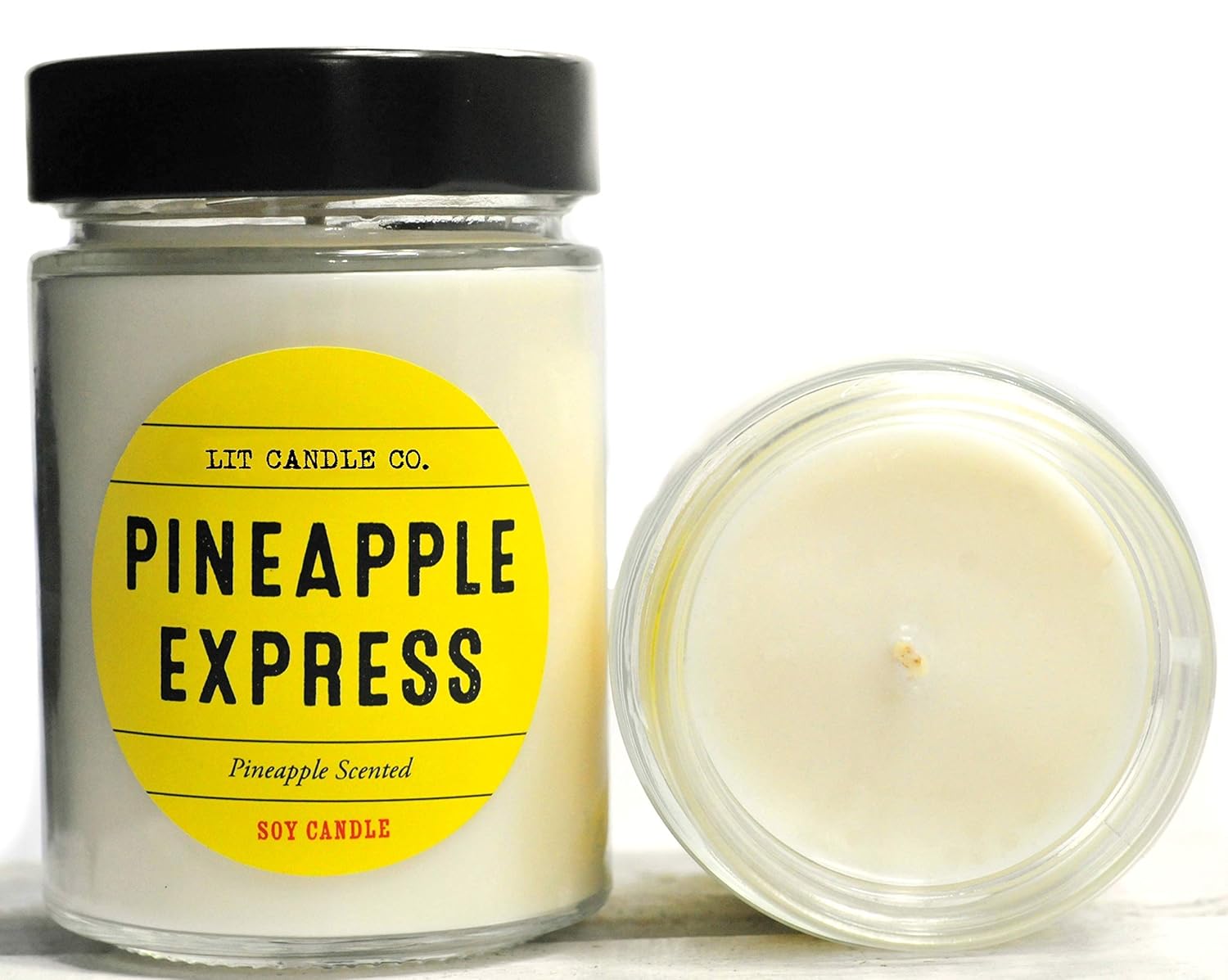 Luxury Soy Candles "Pineapple Express" Pineapple Scented