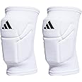 adidas Unisex-Adult Elite Volleyball Kneepads, White/Black, Large