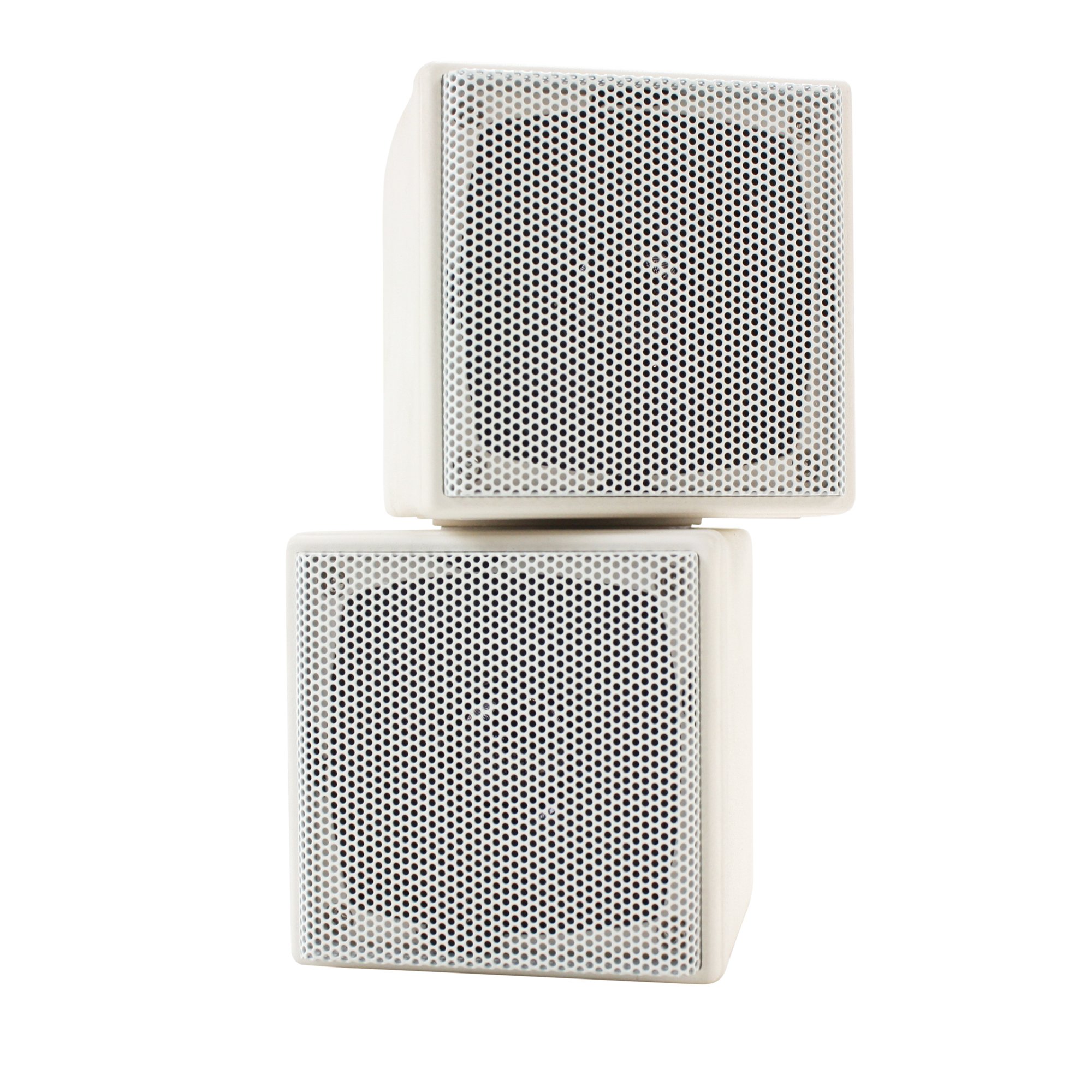 Sensonic Nutone Ss-113Wh Wall & Ceiling Pair Of White 8Ohm Cube Speakers 2-1/2" Twin Cube