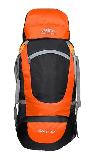 MOUNT TRACK 75 Ltrs Orange Nylon Rucksack