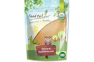 Organic Yellow Mustard Seeds, 1 Pound – Non-GMO, Whole Dried Spice, Vegan, Kosher, Bulk. Spicy, Pungent Flavor. High in Selen