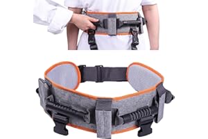 ENLUNTRA Gait Belts Transfer Belts for Seniors with 7 Handles and Detachable Leg Straps，Gate Belt for Elderly Lift Belts with Quick Release Buckle，Patient Transfer Belts for Lifting Seniors
