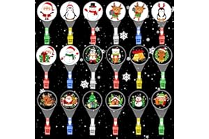 NOVEMBER SPRING Christmas Party Favors 36pcs Finger Lights Christmas Gift for Kids Christmas Stocking Stuffers Goodie Bag Stuffers Led Flashing Finger Lights Bulk Party Supplies for Child Adults No Candy Gift (36pcs)