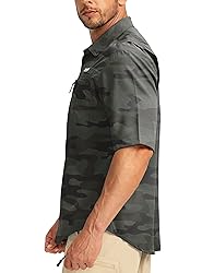 Men's Fishing Shirts with Zipper Pockets UPF