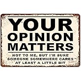 Retro Metal Sarcasm Sign - Decorative Signage and Plaques for Outdoors, Restaurants, Stores, Farms, and Gardens, Style Wall Art with Humorous Posters, Creative Holiday Gifts, Size 8''12''