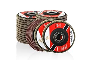 MJRASG 28 Packs Flap Disc 4-1 2 Inch Angle Grinder Attachments Grinding Wheel Angle Grinder Sanding Disc 80 Grit Grinding Disc (80 grit)