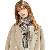 MERINOSNUG Merino Wool Alpaca Winter Scarf for Women, Australian Pashmina Wraps, Soft Cashmere Feel Shawls Holiday Gift
