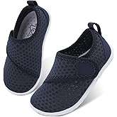 LeIsfIt Toddler Water Shoes Boys Girls Barefoot Aqua Socks Kids Breathable Quick-Dry Swim Shoes for Beach Pool Surf