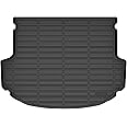 Cartist Cargo Liner Compatible with Hyundai Santa Fe Sport 2013-2018 All Weather Anti-Slip Rear Trunk Mat Waterproof TPE