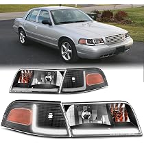 Amazon.com: Bincmay Headlight Assembly LED DRL Compatible with ...
