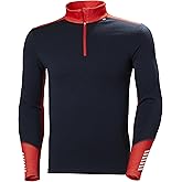 Helly-Hansen LIFA Merino Midweight Half-Zip Base Layer for Men - Performance Wicking Interior