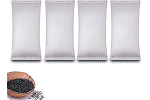 HANYAN Coconut Shell Charcoal Air Purifying Bags 50g, Removes Odors and Moisture, Nature Fresh Air Purifier Bags, Odor Eliminator for Home, Car, Pets, Bathroom, Basement