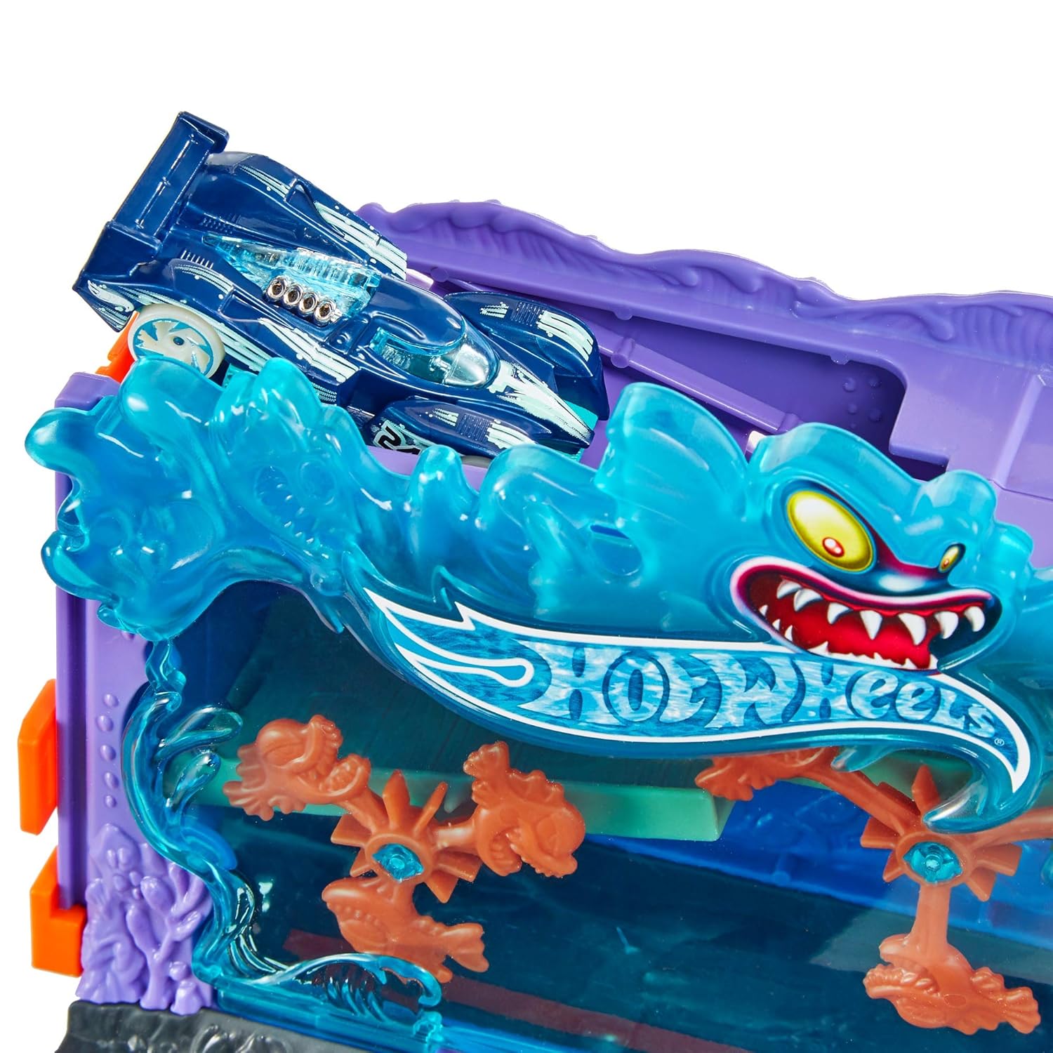 hot wheels city downtown aquarium bash playset