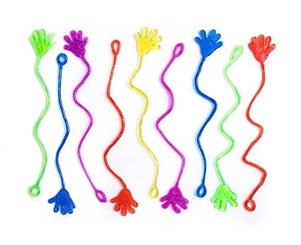 Giraffe - Glitter Sticky Hands - (100 Count)