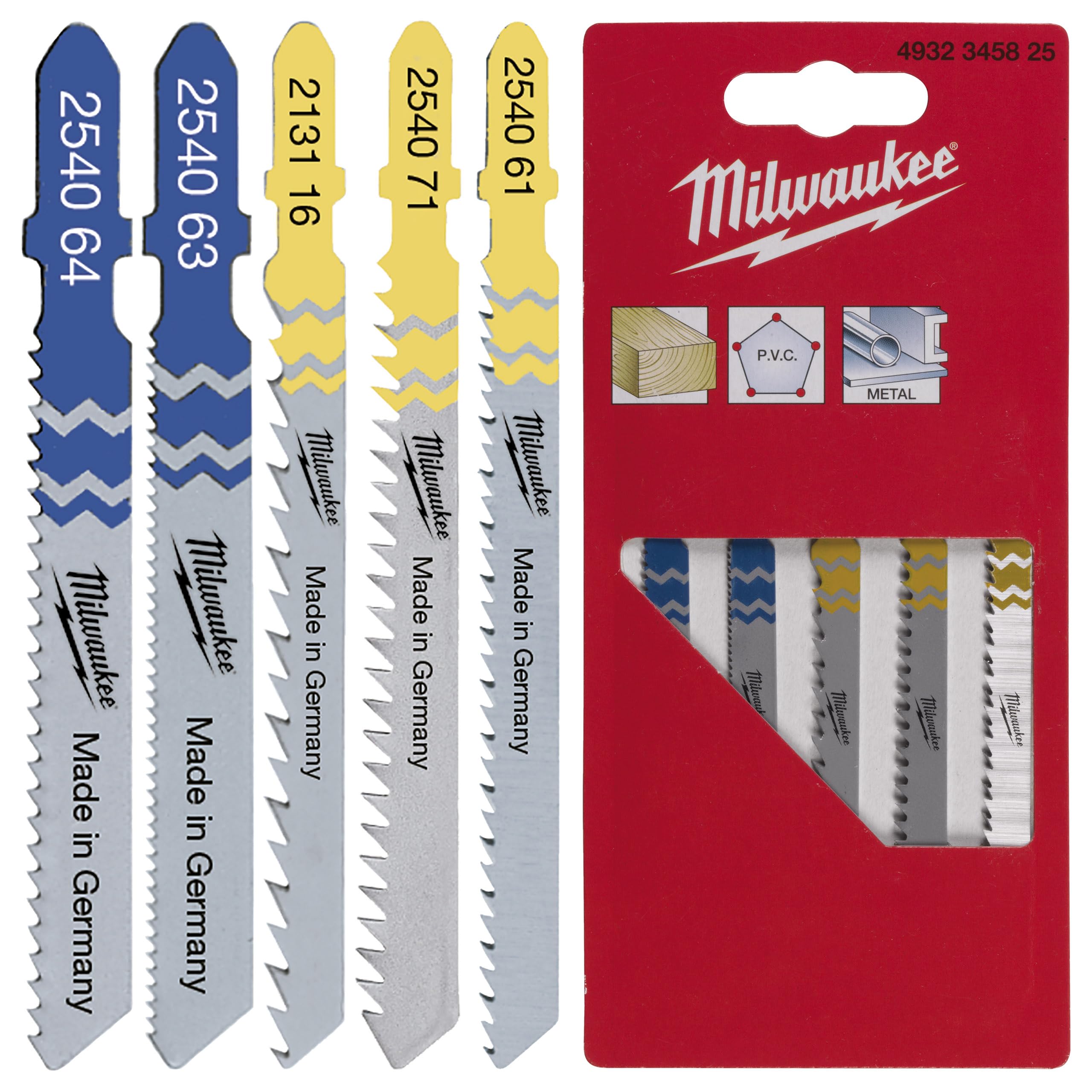 Milwaukee Set of Jigsaw Blades