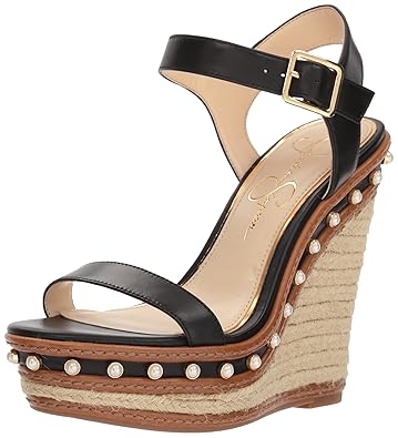 Jessica Simpson Alinda Embellished Wedge Sandal Women