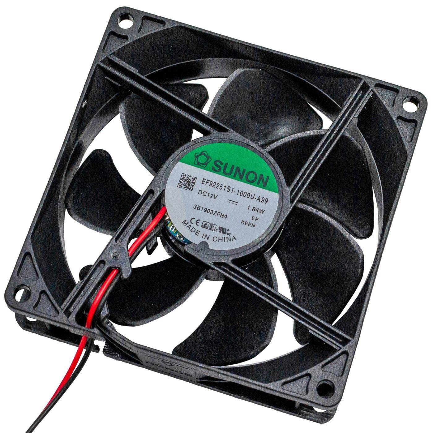 Fan 12V DC 1,68W 92x92x25mm 87,5m³/h 3000U/Min 87,5m³/h Sunon EF92251S11000UA99