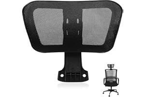 BESPORTBLE Ergonomic Office Chair Headrest Pillow Height Adjustable Neck Support, Detachable Mesh Computer Head