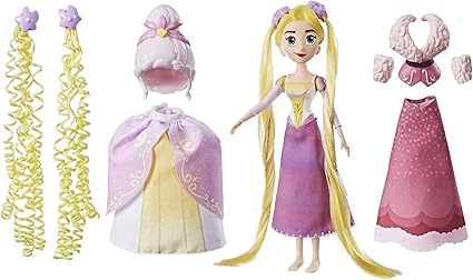 Enredados - Muñeca Rapunzel Pack Colección de Peinados de Disney (Hasbro C1751EU4) , color/modelo surtido: Amazon.es: Juguetes y juegos