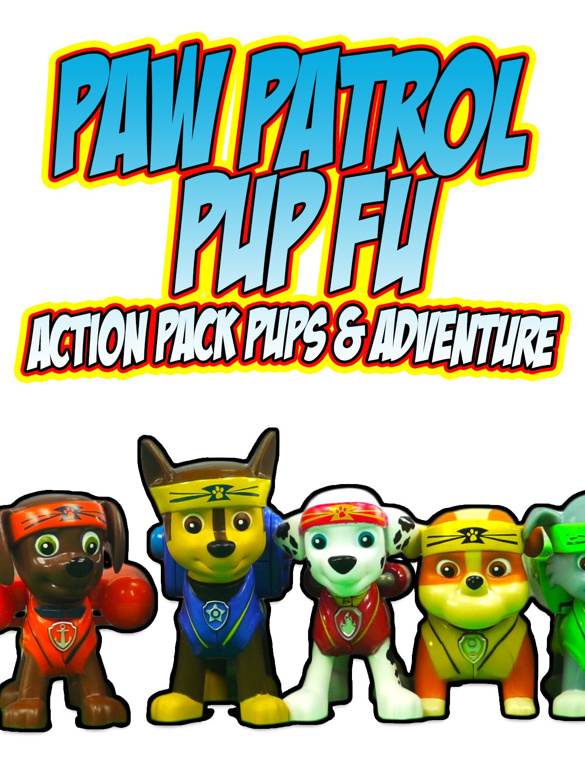 PAW PATROL Pup Fu Action Pack Pups 