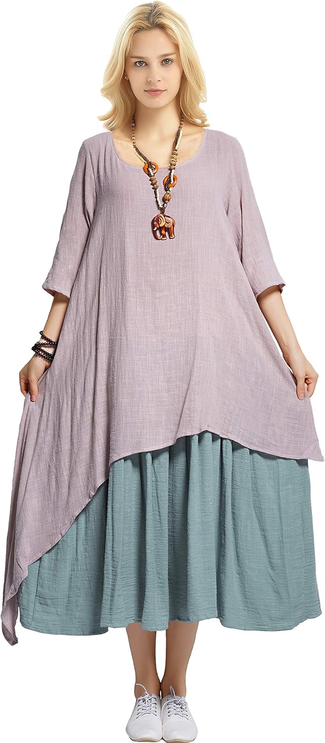 linen summer dresses plus size