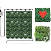 ZIAERKOR 36 Pockets Self Watering Wall Mounted Vertical Planter, Wall Planter Indoor Vertical Living Green Plant Wall Easy Installation (Green with Timing System)