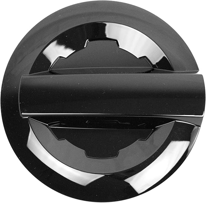 SKWAutoParts Gloss Black Gas Door Cover for 1417 Chevy