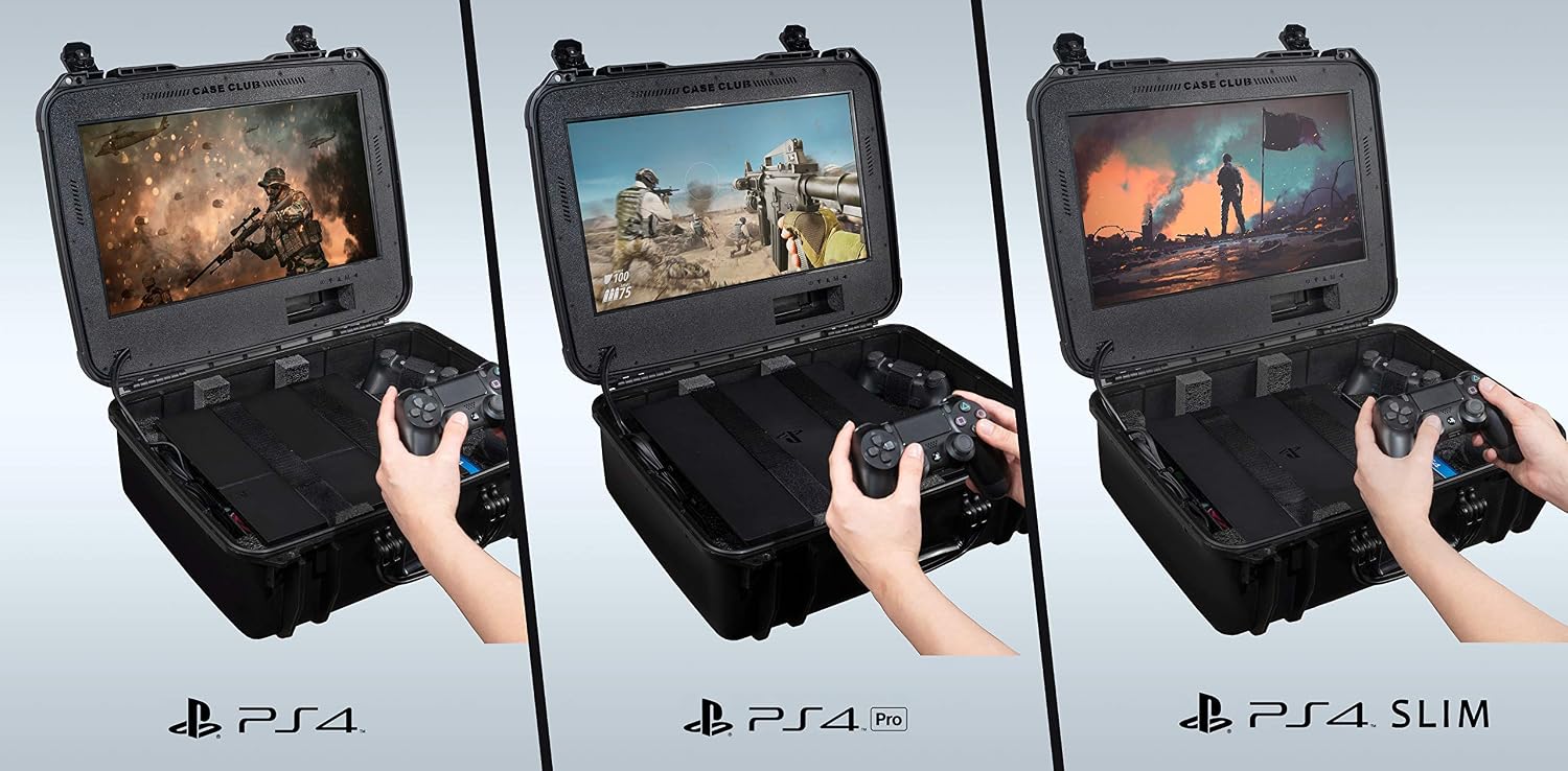 Case Club Waterproof PS4 Pro Travel Case – Dustproof, Lifetime Warranty, Made In USA