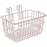 R﻿etrospec Apollo-Lite Lift-Off Front Bike Basket, Lightweight Steel ﻿with Integrated Detachable Hooks and Built-in Handle fo