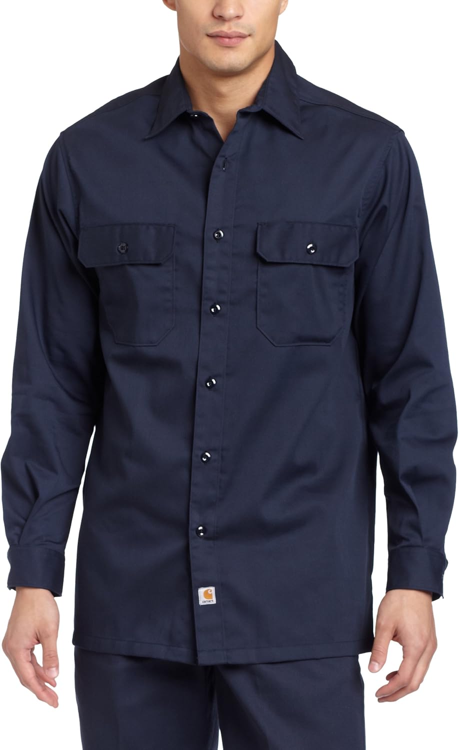 carhartt relaxed fit button up shirt