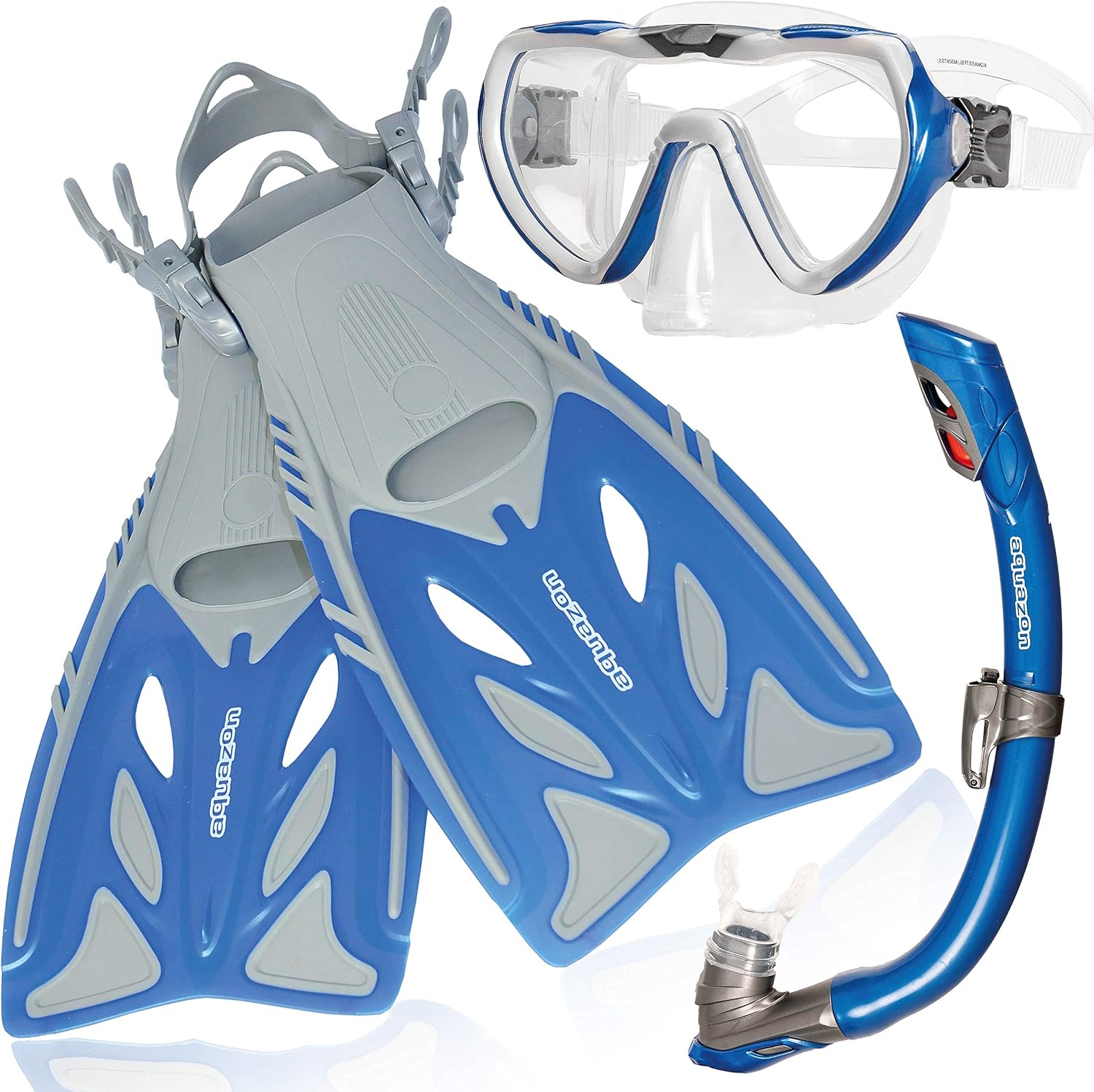 Kit Plongée Enfant AQUAZON - Masque Et Tuba 3-7 Ans, Sécurité Testée