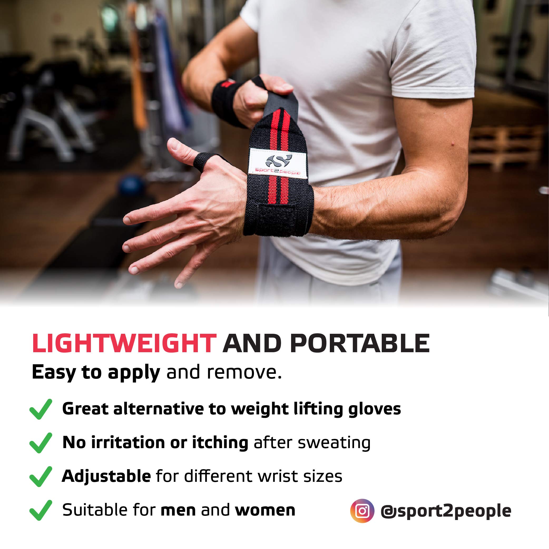 Weight Lifting Crossfit Wrist Wraps Equipment - 18\